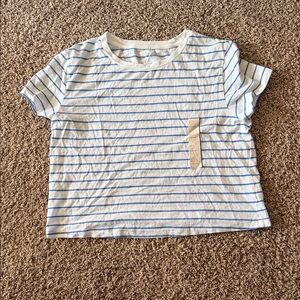 Universal Thread women’s Blue and White Striped Tee